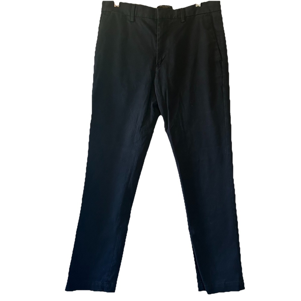 Men's Black Straight Leg Pants